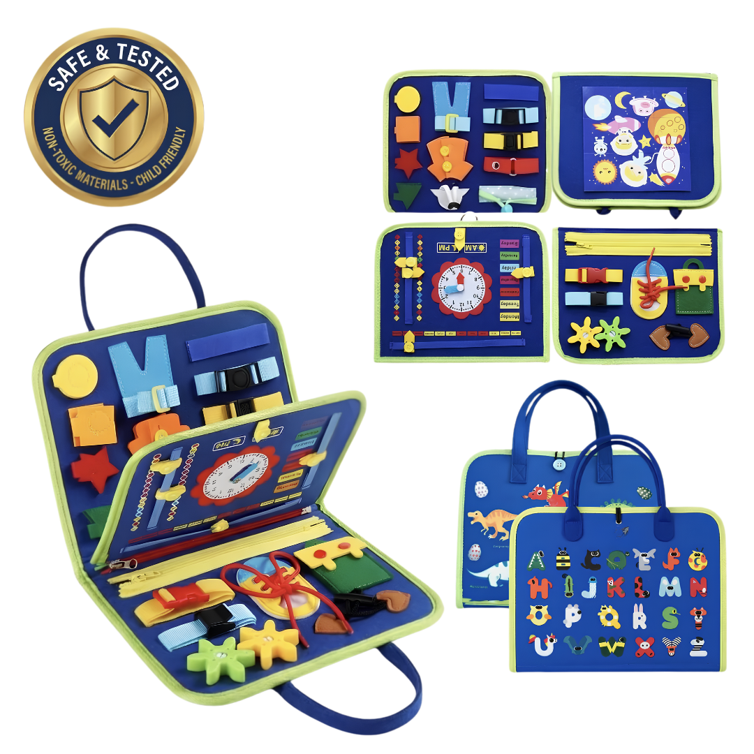 Tobi Board™ | Tablero Montessori 4 en 1