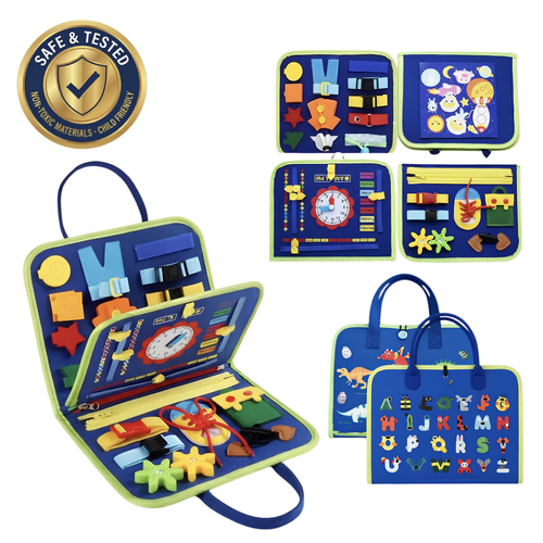 Tobi Board™ | Tablero Montessori 4 en 1