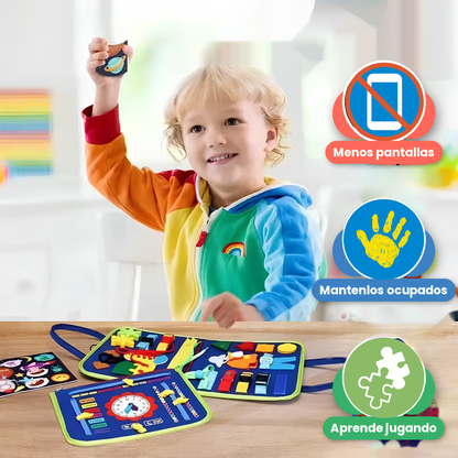 Tobi Board™ | Tablero Montessori 4 en 1